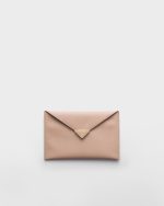 Prada Saffiano leather envelope clutch